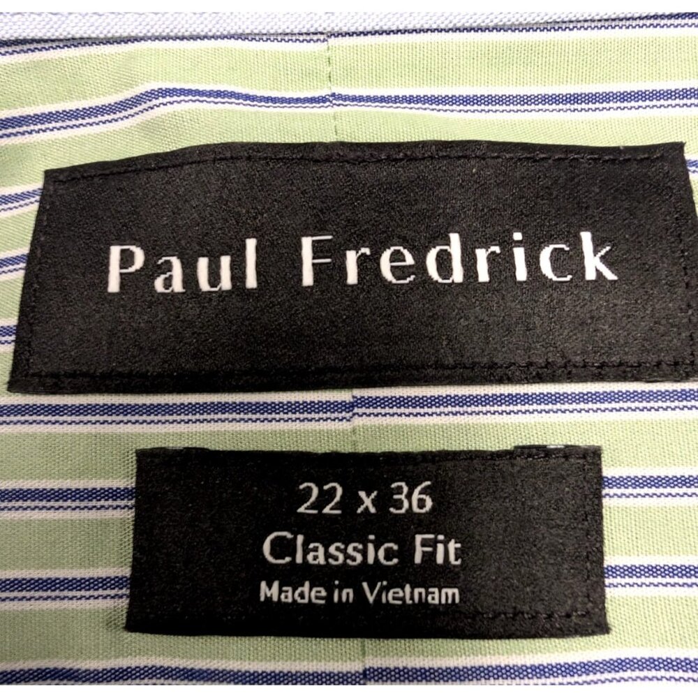 Paul Frederick Dress Shirt Non-Iron Two Ply Cotton Classic Fit